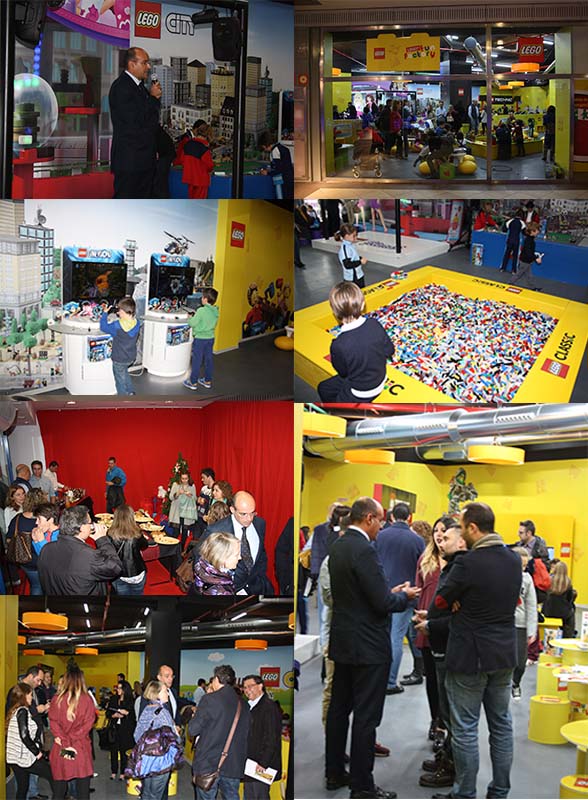 Pre inauguración Prensa LEGO